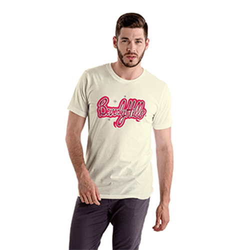Beverly Hills Graphic Tee – White