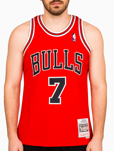 Chicago Bulls #7 Basketball Jersey – Red