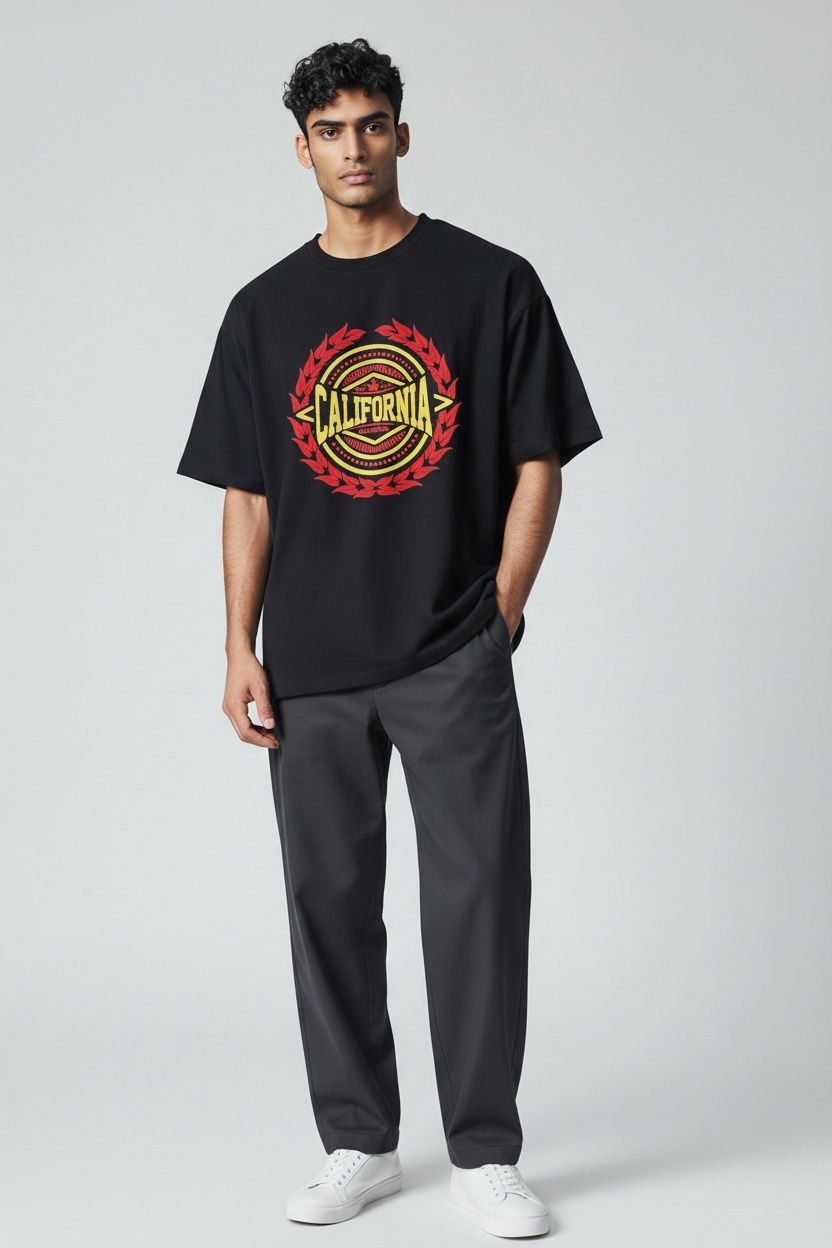 Pro Club California State Emblem Graphic T-Shirt