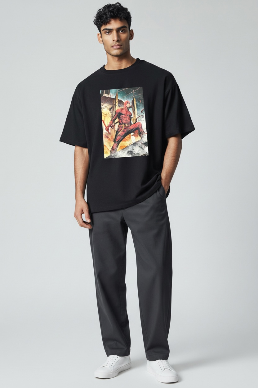 Playerytees The Daredevil Black T-Shirt