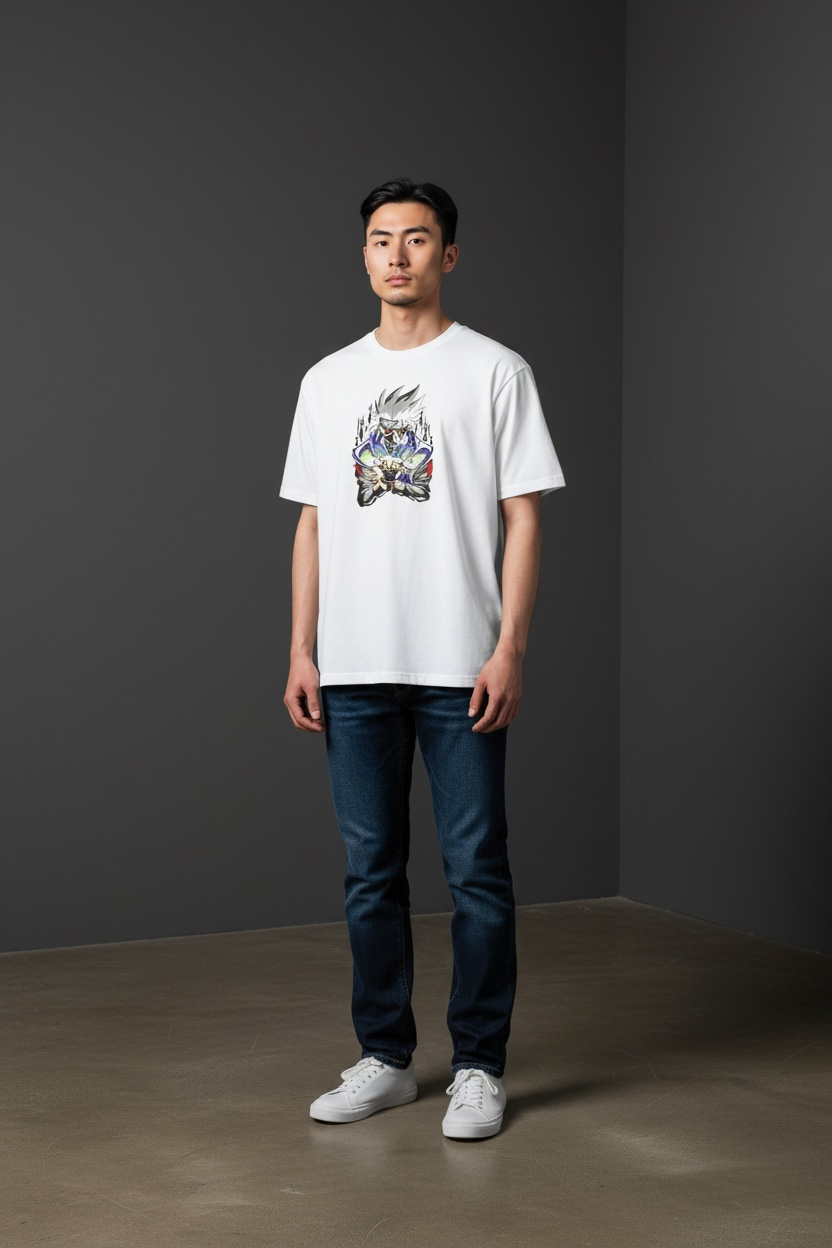 Playerytees Naruto Shippuden Kakashi Hatake Chidori t-shirt