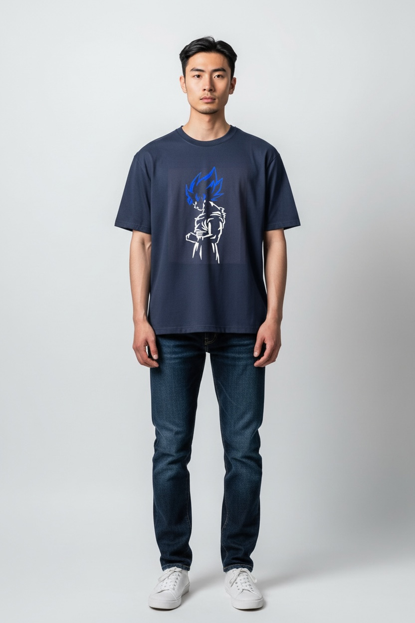 Pro Club Ultra Power Blue Saiyan T-Shirt